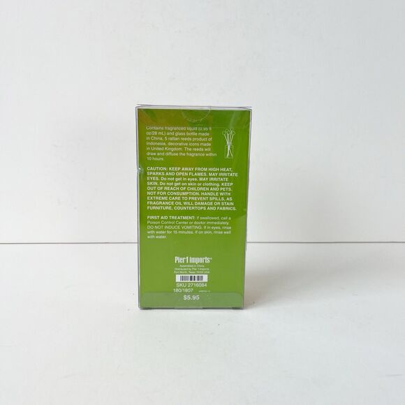 Pier 1 Imports Reed Diffuser Cocoa 0.95 fl oz Holiday New In Box Discontinued - Picture 2 of 3